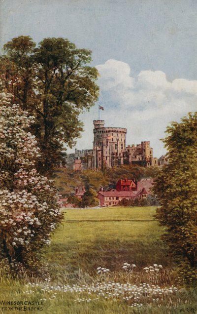 Windsor Castle från The Brocks av Alfred Robert Quinton