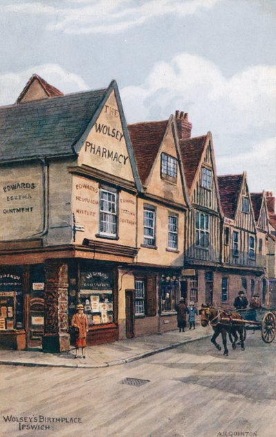 Wolseys födelseplats, Ipswich av Alfred Robert Quinton