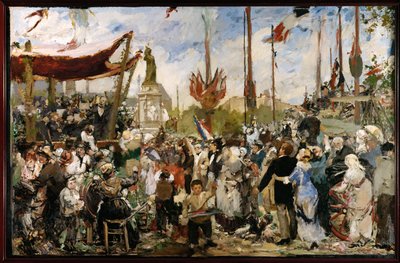 Den 14 juli 1880 (oljeskiss) av Alfred Roll