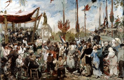 Den 14 juli 1880, slutet av 1800-talets början. av Alfred Roll