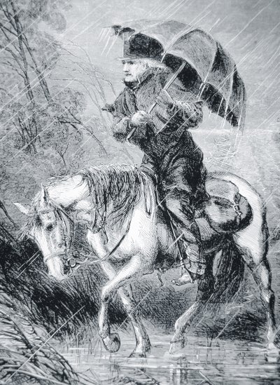 "The Circuit Rider" av Alfred Rudolph (after) Waud