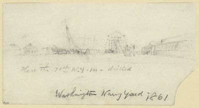 Washington Navy Yard av Alfred Rudolph Waud