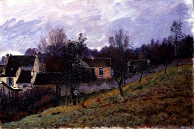 Höst på Louveciennes av Alfred Sisley