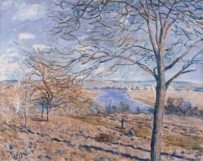 Banks of the Loing av Alfred Sisley