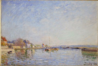 Canal du Loing av Alfred Sisley