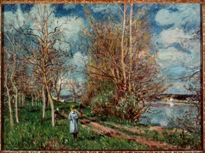 De små ängarna på våren av Alfred Sisley