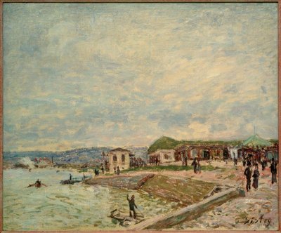 Seinen vid Point-du-Jour av Alfred Sisley