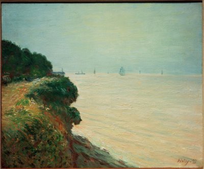 Langland Bay av Alfred Sisley