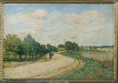 Vägen till Mantes ... av Alfred Sisley