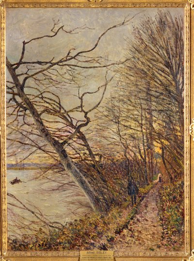 Le Bois des Roches, Veneux-Nadon... av Alfred Sisley