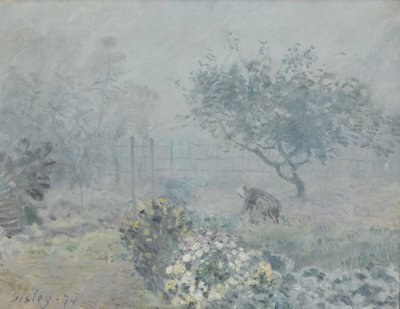 Le Brouillard, Voisins av Alfred Sisley