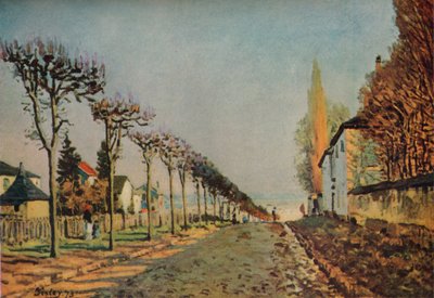 Maskinens väg, 1873, 1929 av Alfred Sisley