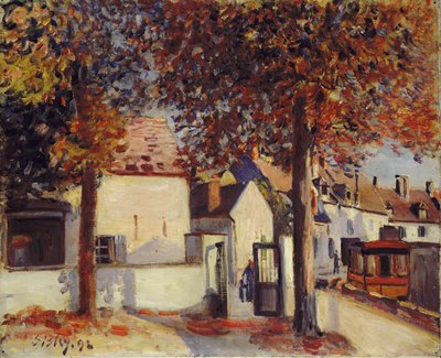 Moret-sur-Loing (Rue de Fosses) av Alfred Sisley
