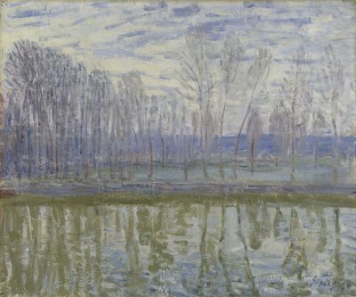 On the Shores of the Loing, 1896 av Alfred Sisley