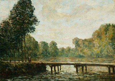 Liten bro över Orvanne, 1890 av Alfred Sisley