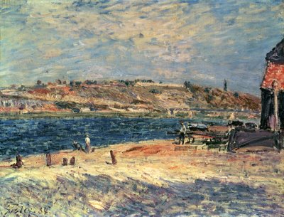 River Banks vid Saint-Mammes av Alfred Sisley