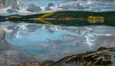 Flodstränder vid Saint-Mammès av Alfred Sisley