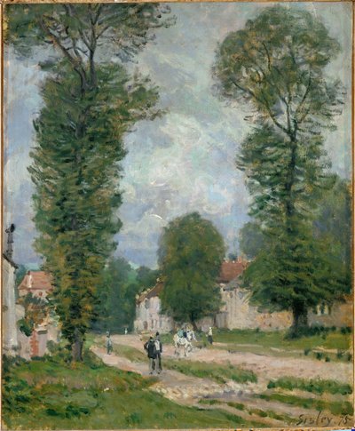 Vägen till Versailles av Alfred Sisley