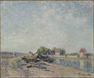 Saint-Mammes, Loing-kanalen av Alfred Sisley