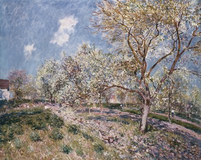 Våren i Veneux, 1880 av Alfred Sisley