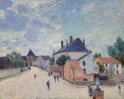 Gata i Moret, ca. 1890. av Alfred Sisley