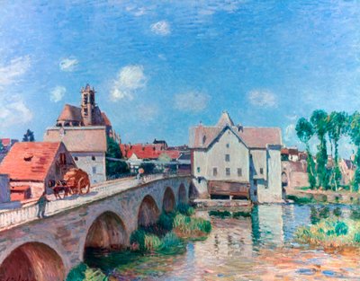 Bron i Moret, 1893 av Alfred Sisley