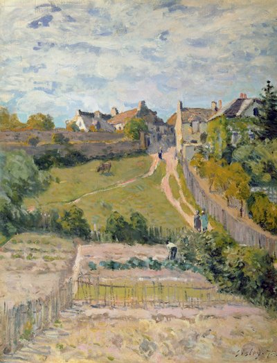 Klättringsleden, 1875 av Alfred Sisley