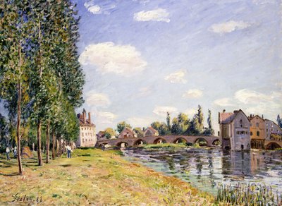 Moretbron sommaren 1888 av Alfred Sisley