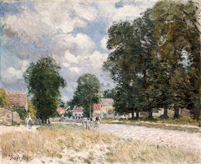 Vägen till Marly-le-Roi av Alfred Sisley