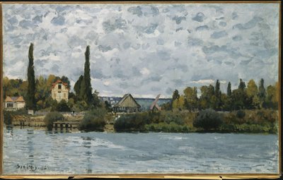 Seinen vid Bougival, 1873 av Alfred Sisley