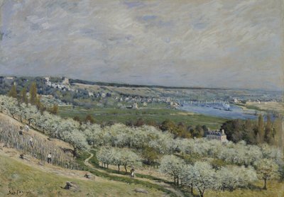 Terrassen i Saint-Germain, Spring av Alfred Sisley