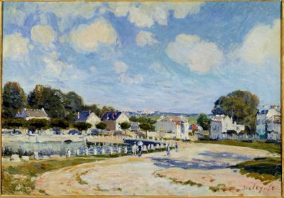 Bevattningsplatsen vid Marly-le-Roi av Alfred Sisley