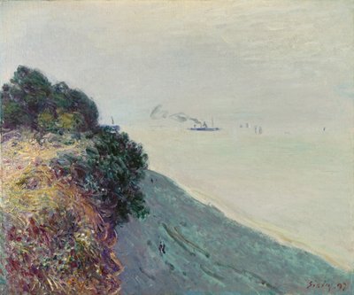 Den walesiska kusten av Alfred Sisley