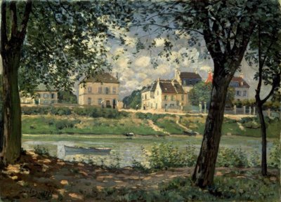 Villeneuvela-Garenne av Alfred Sisley