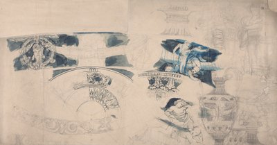 Design för tak och interiörer av Alfred Emile Stevens