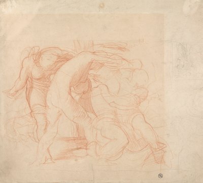 Studie för Massacre of the Innocents av Alfred Emile Stevens