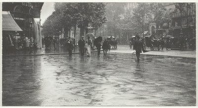 A Wet Day on the Boulevard, Paris, 1894, tryckt 191832. av Alfred Stieglitz