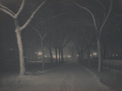 En iskall natt av Alfred Stieglitz