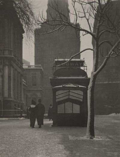 I stadshuset i New York av Alfred Stieglitz