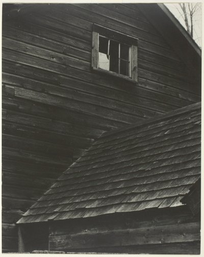 Barn—Lake George av Alfred Stieglitz