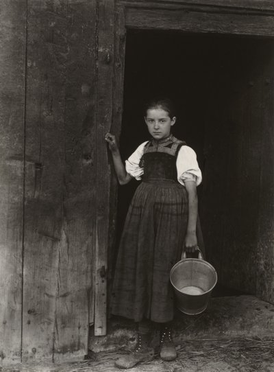 Flicka från Schwarzwald av Alfred Stieglitz