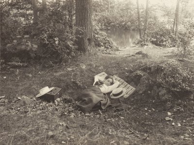 Emmy Obermeyer, Tea Island, Lake George av Alfred Stieglitz