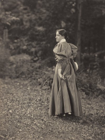 Emmy vid Oaklawn, Lake George av Alfred Stieglitz