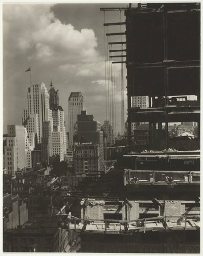 Från mitt fönster på An American Place, North av Alfred Stieglitz