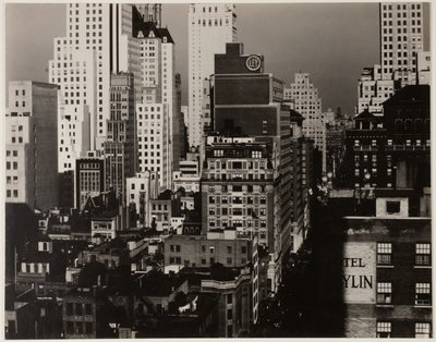 Från mitt fönster på An American Place, North av Alfred Stieglitz