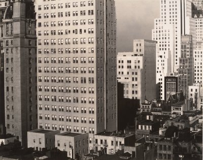 Från mitt fönster på An American Place, North av Alfred Stieglitz