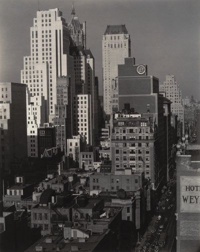 Från mitt fönster på An American Place, North av Alfred Stieglitz