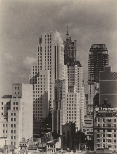 Från mitt fönster på An American Place, norr av Alfred Stieglitz