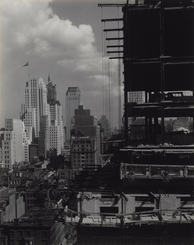 Från mitt fönster på An American Place, norr av Alfred Stieglitz