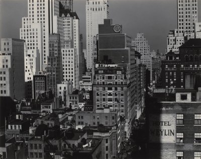 Från mitt fönster på An American Place, norr av Alfred Stieglitz